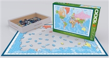 MAP OF THE WORLD PUZZLE