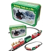 HOLIDAY TOY TRAIN IN A TIN